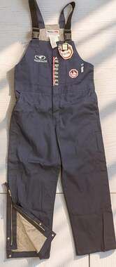 Walls FR Insulated Flame Resistant Bib Overalls Medium Regular Navy Blue